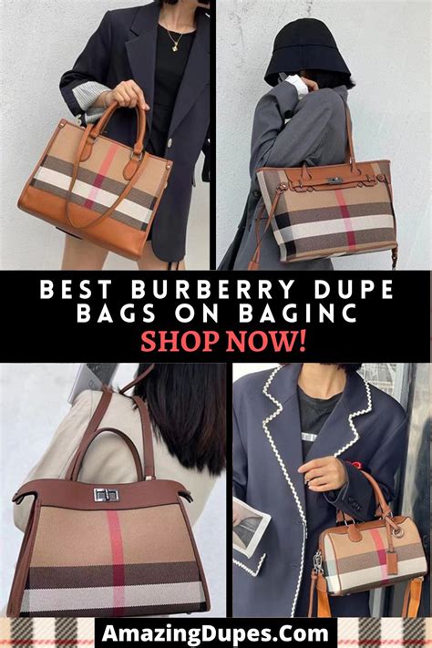 burberry bag dupe|burberry knockoff bags.